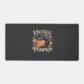 Retro 90s Kat Pompoen Halloween Retro Bloemig Spo Bureaumat
