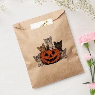Retro 90s Katten Halloween Retro Griezelig Seizoen Bedankzakje