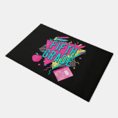 Retro 90s Klasleraar Terug naar school Deurmat (Schuin)