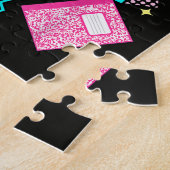 Retro 90s Klasleraar Terug naar School Legpuzzel (Zijkant)