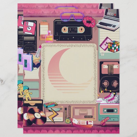 Retro 90's Letterhead (Voorkant / Achterkant)