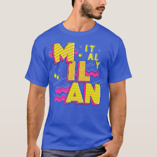 Retro 90s Milaan Italië T-shirt