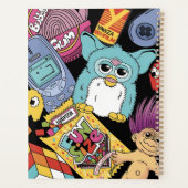 Retro 90s Nostalgie Doodle Patroon Speelgoed en Te Planner (Achterkant)