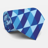 Retro 90s nostalgie zigzag geometrisch abstract stropdas (Opgerold)