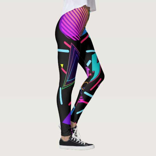 Retro 90s Nostalgische Leggings (Rechts)