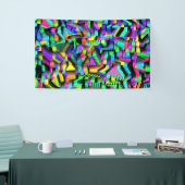 RETRO 90S PATROON ACCENT SPANDOEK (Beurs)