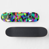 RETRO 90S PATROON PERSOONLIJK SKATEBOARD (Horizontaal)