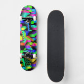 RETRO 90S PATROON PERSOONLIJK SKATEBOARD (Voorkant)