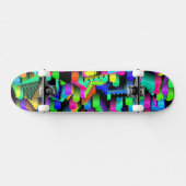RETRO 90S PATROON PERSOONLIJK SKATEBOARD (Horizontaal)