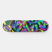 RETRO 90S PATROON PERSOONLIJK SKATEBOARD (Horizontaal)