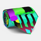 RETRO 90S PATROON STROPDAS (Opgerold)