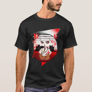 Retro 90's poker Royal Flush Hearts T-shirt