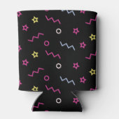 Retro 90's Rolschaatsen Verjaardagsfeest Blikjeskoeler (Achterkant)