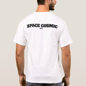 Retro 90s Ruimte Kosmische Astronaut Kleding Ontwe T-shirt (Achterkant)