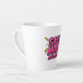Retro 90s "Sass Mode Activated" Latte Mok (Linkerhoek)