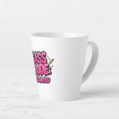 Retro 90s "Sass Mode Activated" Latte Mok (Rechterhoek)