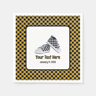 Retro 90's Skater/Hip Hop Checkerboard Baby schoen Servet
