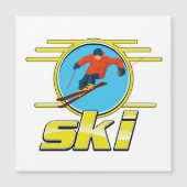 Retro 90s ski logo (Voorkant)