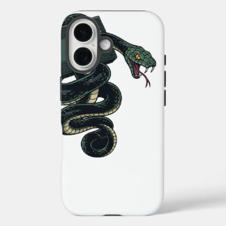Retro 90s slang die om VHS-band is gewikkeld iPhone 16 Hoesje