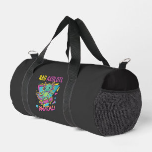 Retro 90s stijl Axolotl Skateboard Rad neon Plunjezak