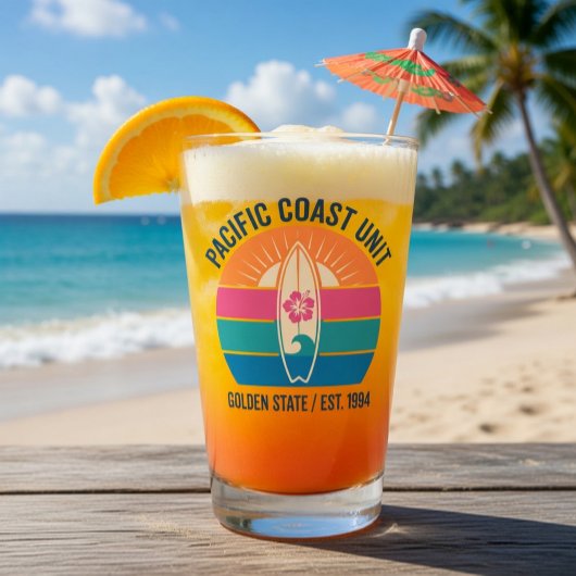 Retro 90s strandkleding - Pacific Coast  Glas
