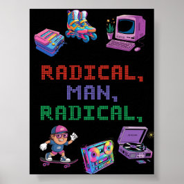 Retro 90s Streetwear Poster