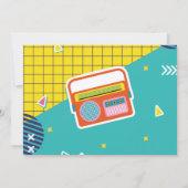 Retro 90s Verjaardag Nineties Mannen Fotofeest Kaart (Achterkant)