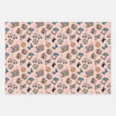 Retro 90s Vibes Patroon Inpakpapier Vel (Voorkant 3)