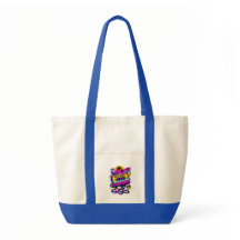 Retro 90s Vintage Cassette Neon Cyberpunk Tote Tas