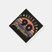 Retro 90th Birthday Humor Servet (Hoek)