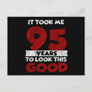 Retro 95 Jaar Oude Grappige 95e Verjaardagscadeau Briefkaart
