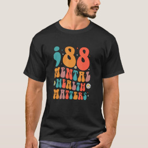 Retro 988 Mental Health Matters Suicide Prevention T-shirt
