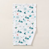 Retro A Go-kerst Bad Handdoek (Handdoek)