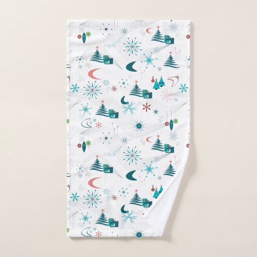 Retro A Go-kerst Bad Handdoek (Handdoek)