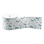 Retro A Go-kerst Grosgrain Lint (Spoel)