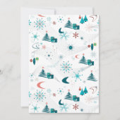 Retro A Go-kerst Kaart (Voorkant)