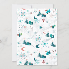 Retro A Go-kerst Kaart