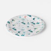 Retro A Go-kerst Papieren Bordje (Gekanteld)