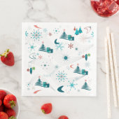 Retro A Go-kerst Servet (Insitu)