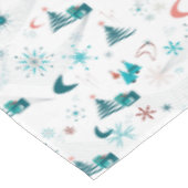 Retro A Go-kerst Tafelkleed (Gekanteld)