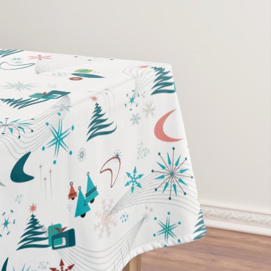 Retro A Go-kerst Tafelkleed (Voorbeeld)