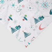 Retro A Go-kerst Tissuepapier (Detail)