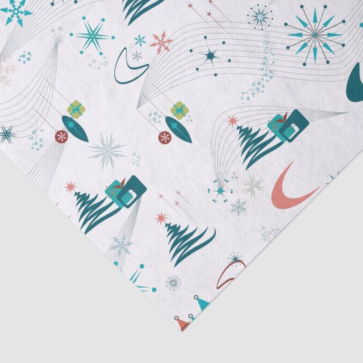 Retro A Go-kerst Tissuepapier (Detail)