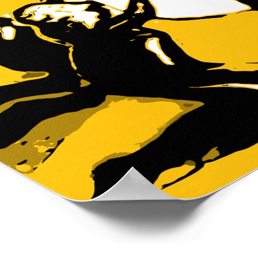 Retro  aanbiddingskoffie, grappige aanbiddingskoff poster (Hoek)