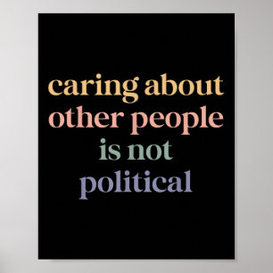 Retro-aandacht voor anderen is niet politiek poster