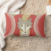 Retro Aangepast Oranje rood met schuif Kussen (Deken)