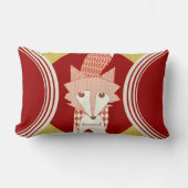 Retro Aangepast Oranje rood met schuif Kussen (Voorkant)