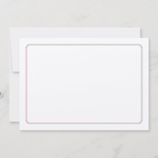 Retro Aangepaste kaarten voor viltpapier (Achterkant)