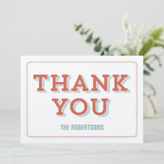 Retro Aangepaste kaarten voor viltpapier (Staand voorkant)