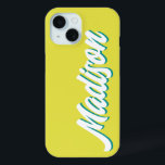 Retro Aangepaste Naam Persoonlijke Vintage Groovy  iPhone 15 Case<br><div class="desc">Persoonlijke Vintage Retro 70's Hoes,  Aangepaste iphone telefoon met Naam,  Verjaardagscadeau voor Haar,  Groovy Volwassen Dochter Verjaardag Cadeau,  Aangepaste Margarita Bach Hippie Stijl,  Bruidsmeisje Beste Vriendin Nacht Jubileum,  Bruidsmeisje Getuige,  Persoonlijke Bruid te Worden Beste Vriendin,  Hen Do Kerstmis Kousenstopper,  Kleinzoon Klein Kamermaatje Mobiele Telefoon</div>